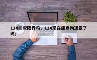 114能查限行吗，114现在能查询违章了吗！