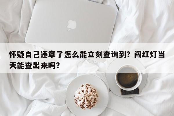 怀疑自己违章了怎么能立刻查询到？闯红灯当天能查出来吗？-第1张图片-末央生活网